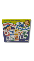 Juego de Loteria para niños 7745 red dreidel blue dreidel