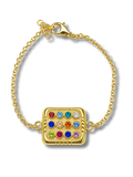 Brazalete Joshen Pectoral de las 12 Tribus en plata  dorado 925 3795C