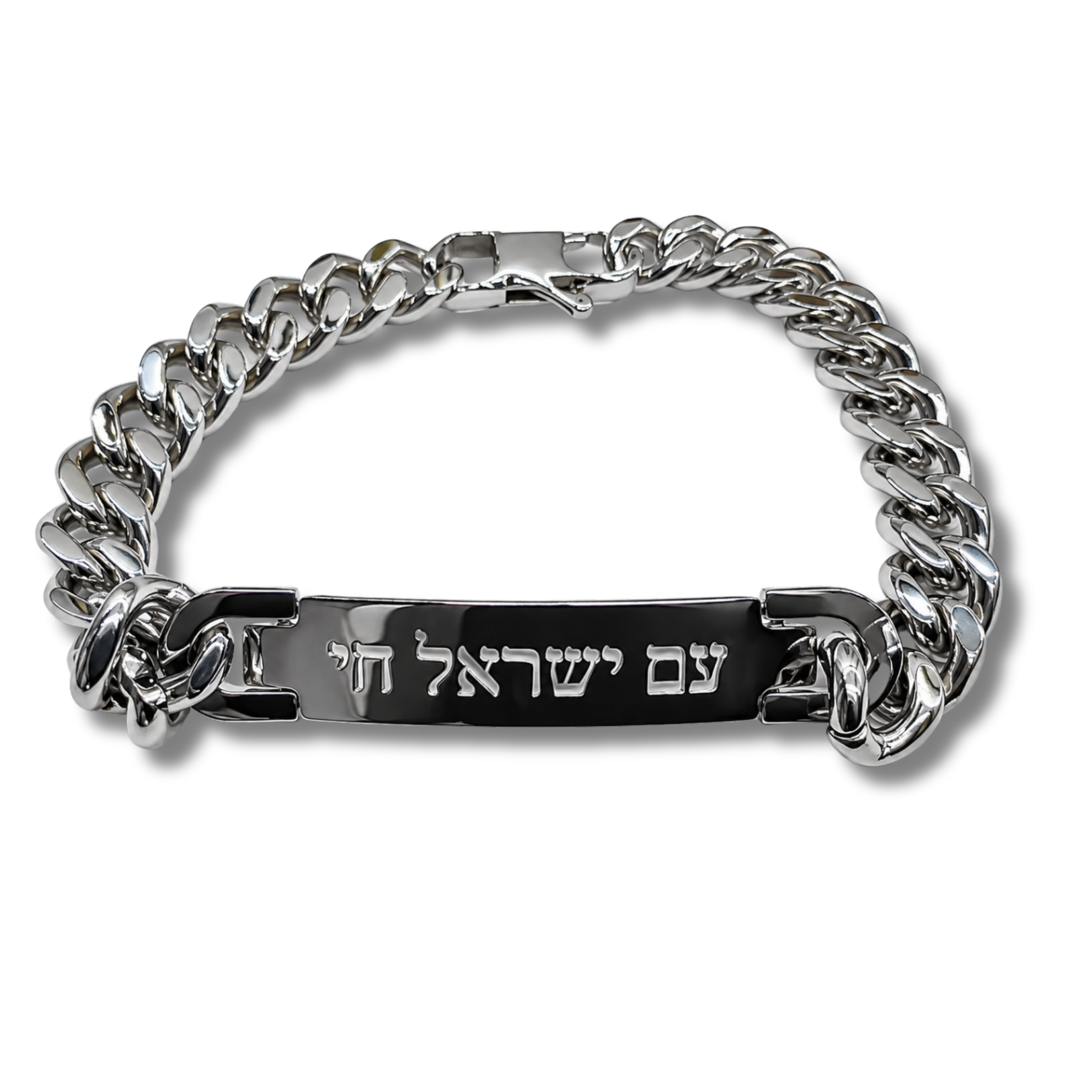 Pulsera elegante am israel jai plata 12503