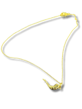 Collar Shofar en Plata 925 (Color Dorado) 1244A