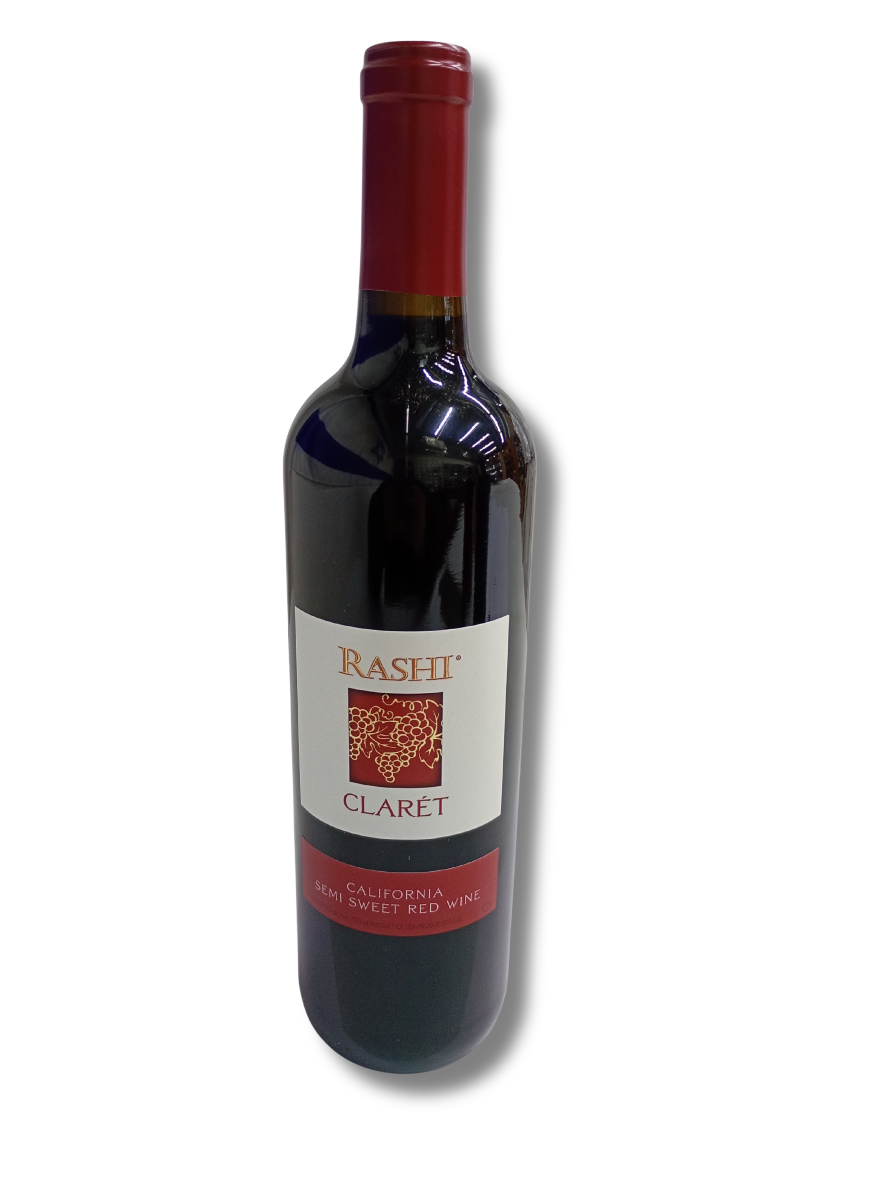 Vino tinto semidulce Rashi claret 750ml 10%