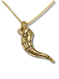 Collar Shofar en Plata 925 (Color Dorado) 1244A