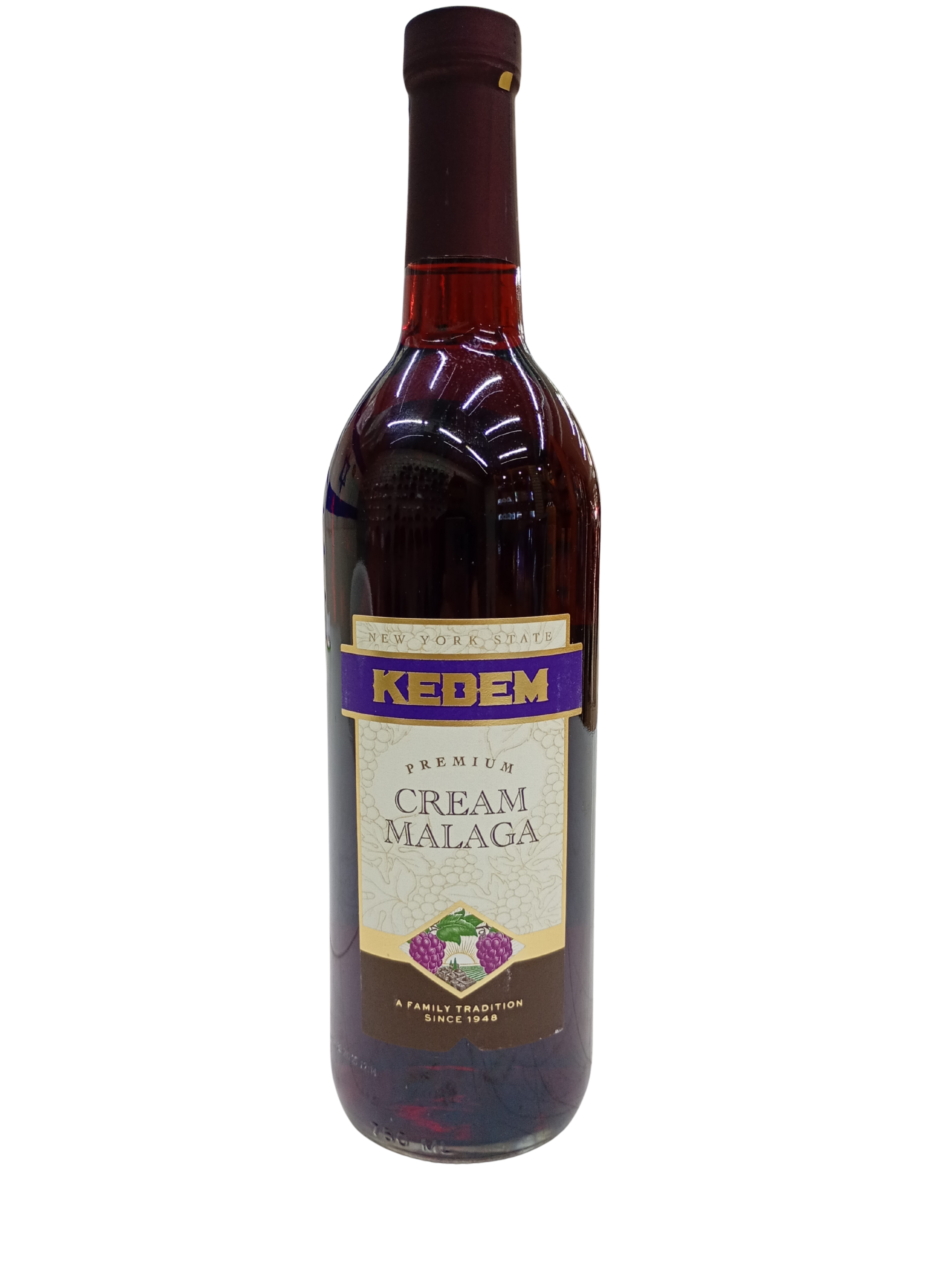 Vino tinto dulce Kedem Cream Malaga 7% 750ml