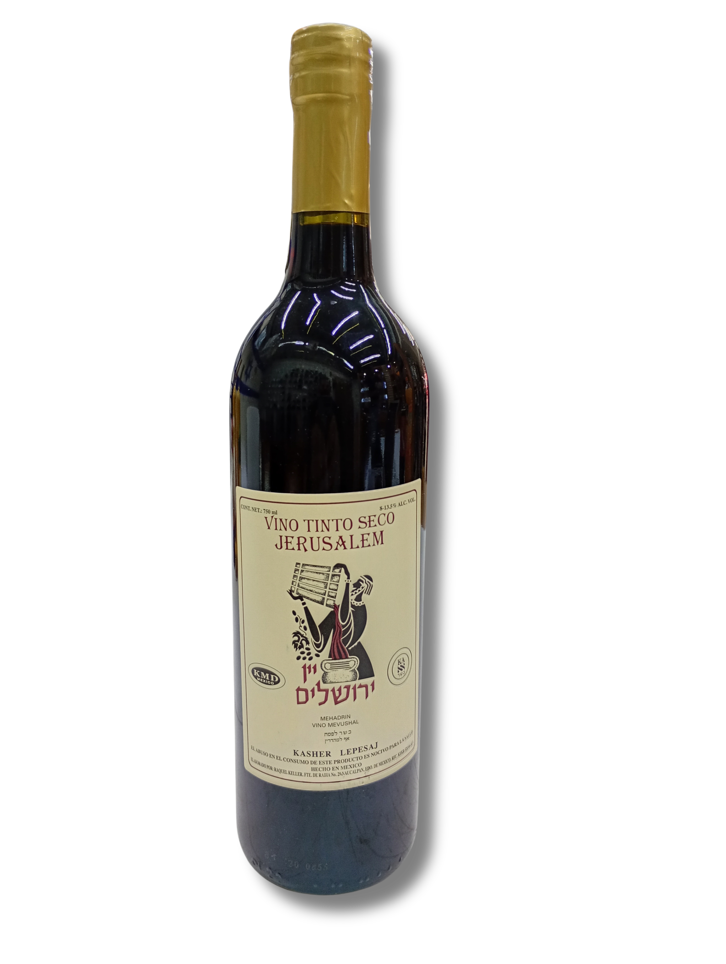 Vino tinto Seco Yerushalaim Grande 750ml