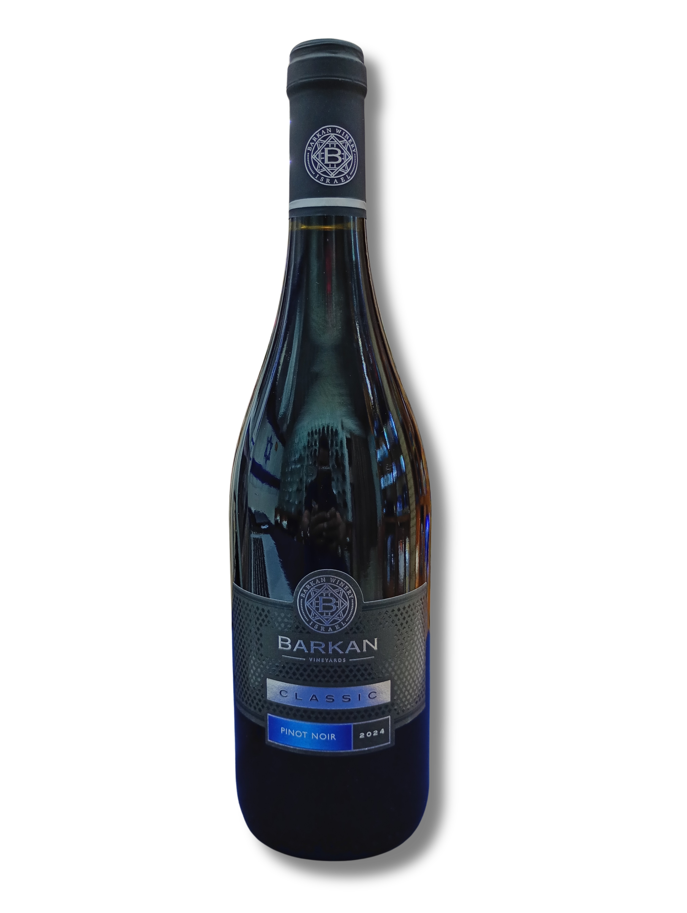 Yain Barkan Pinot Noir  azul de Israel, 750ml