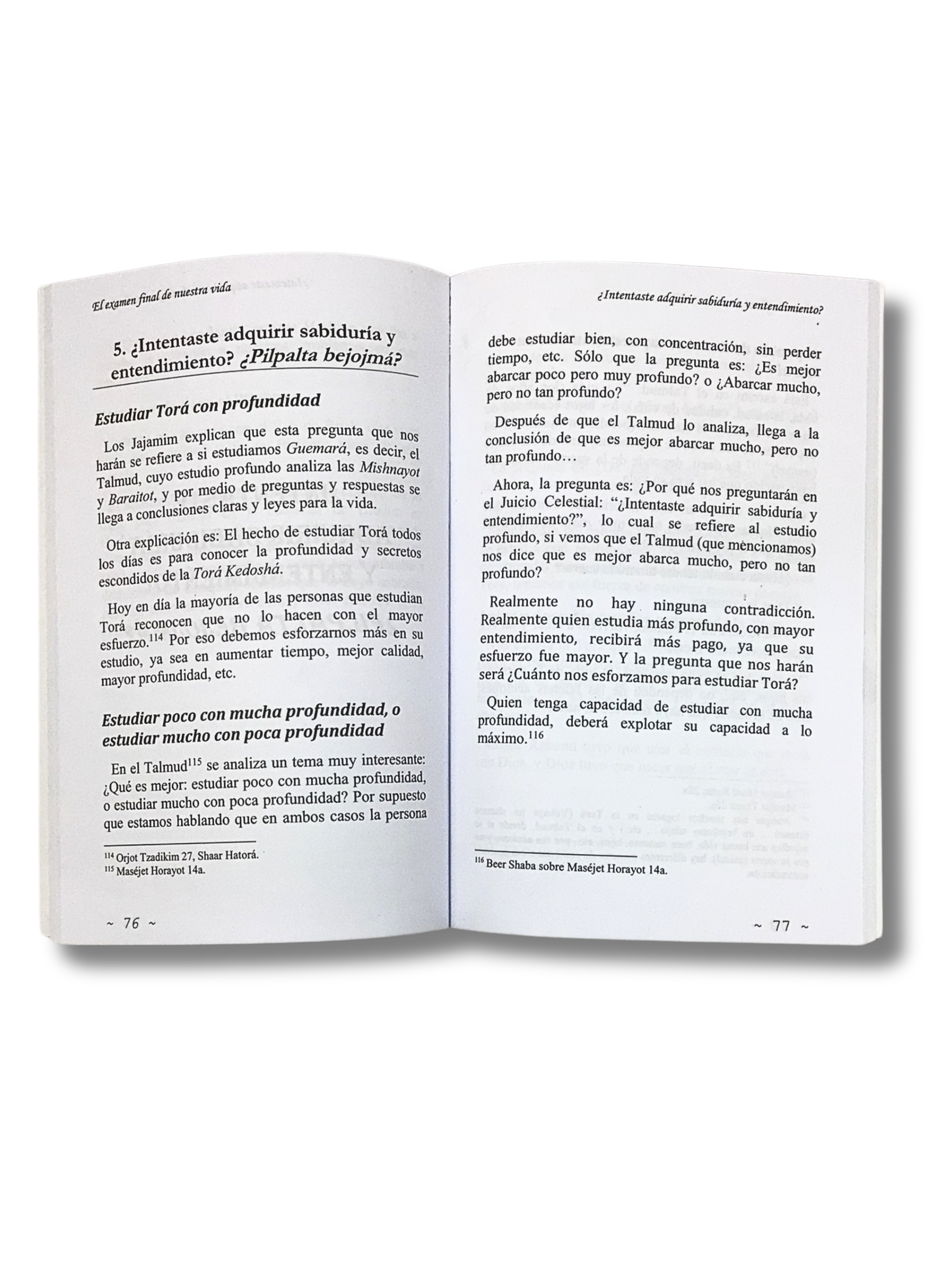 El Examen Final de nuestra vida