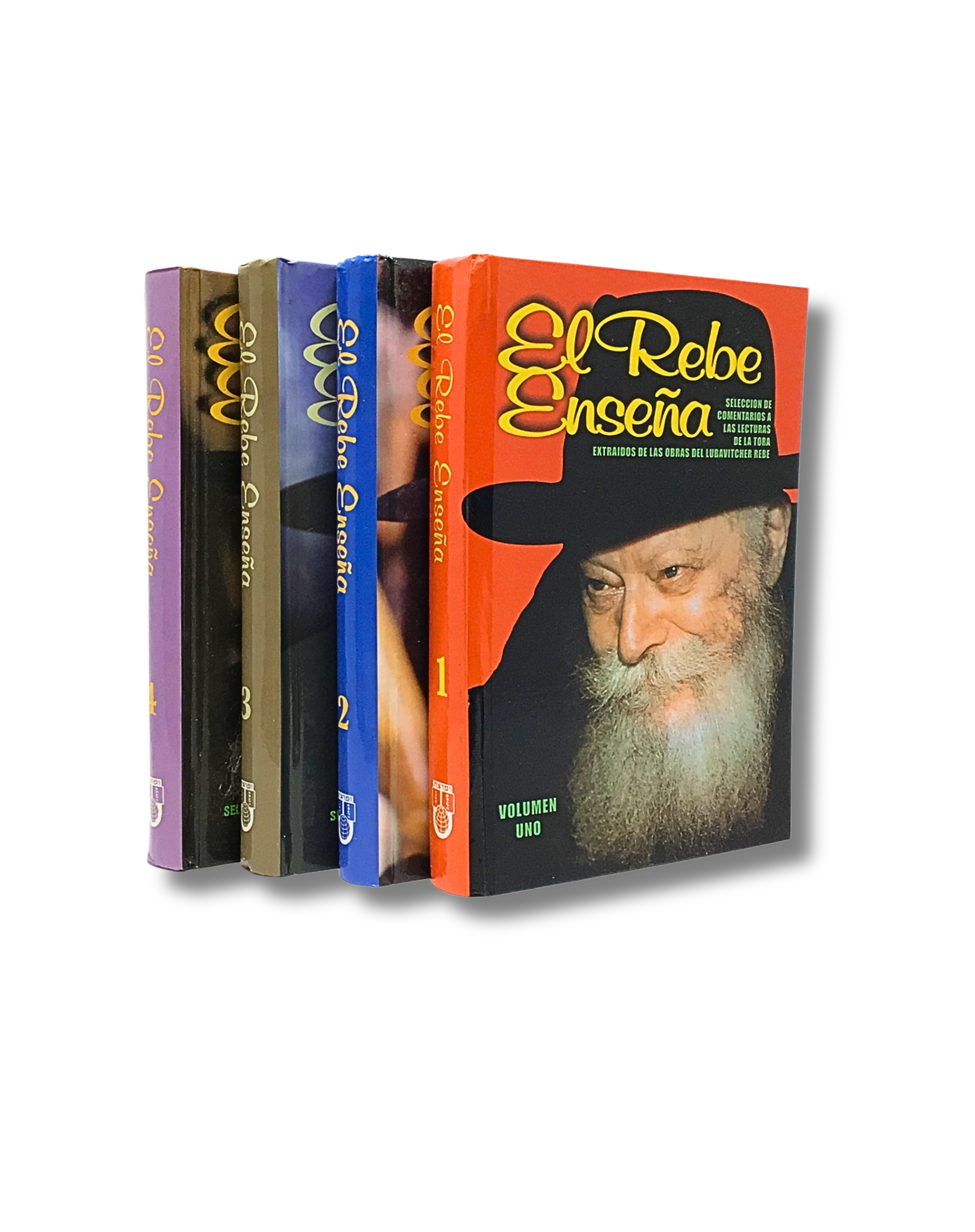 El Rebe Enseña Juego de 4 Tomos