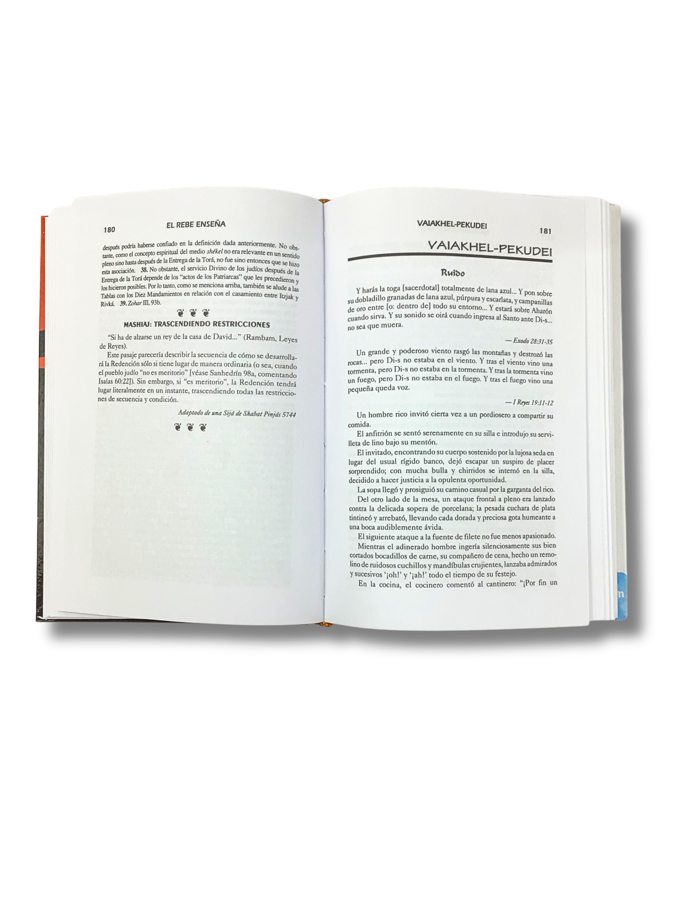 El Rebe Enseña Juego de 4 Tomos