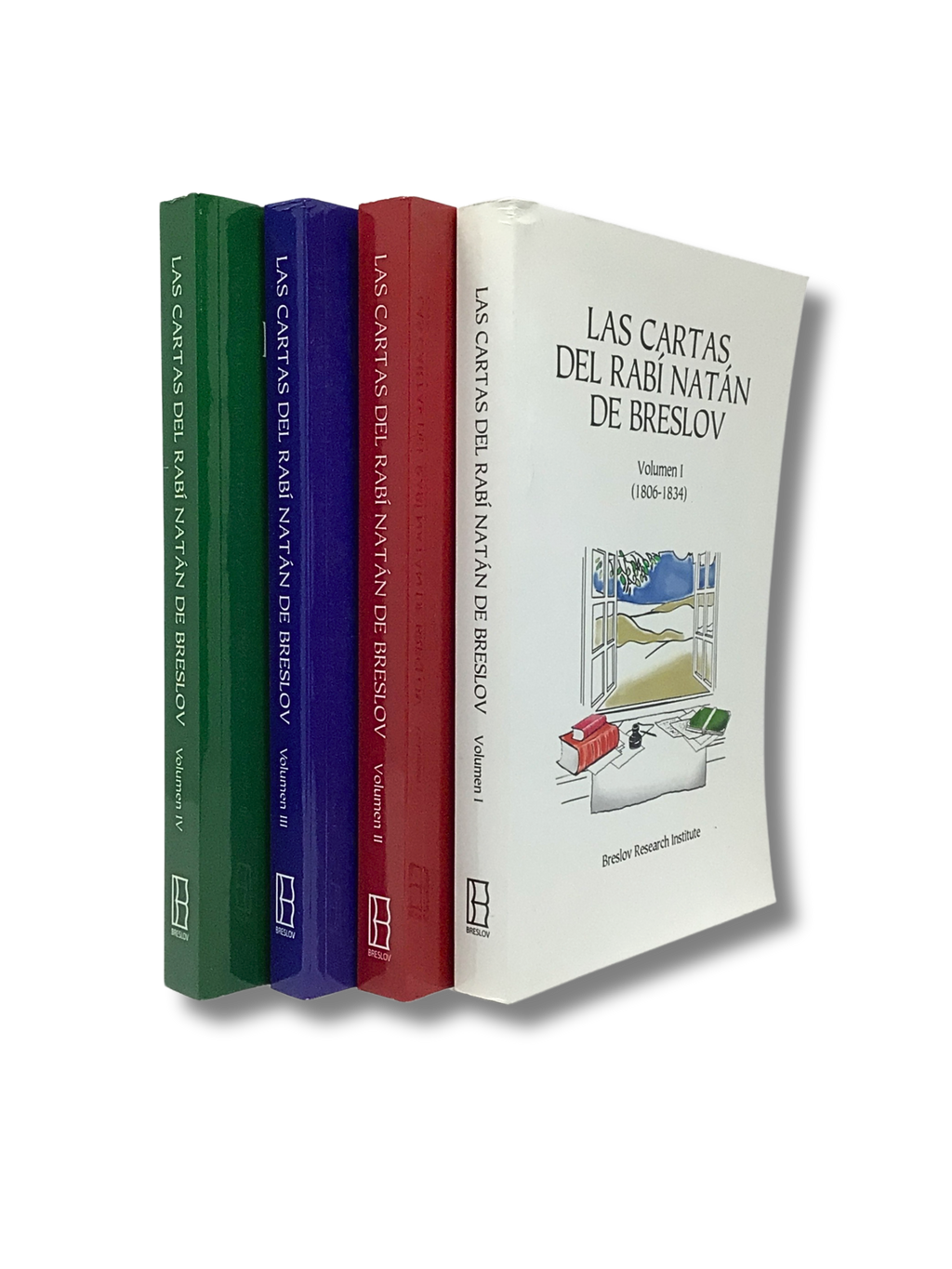 Las cartas del Rabi Natan de Breslov Juego de 4 Tomos