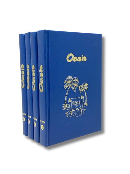 Oasis, juego de 4 tomos (azul)