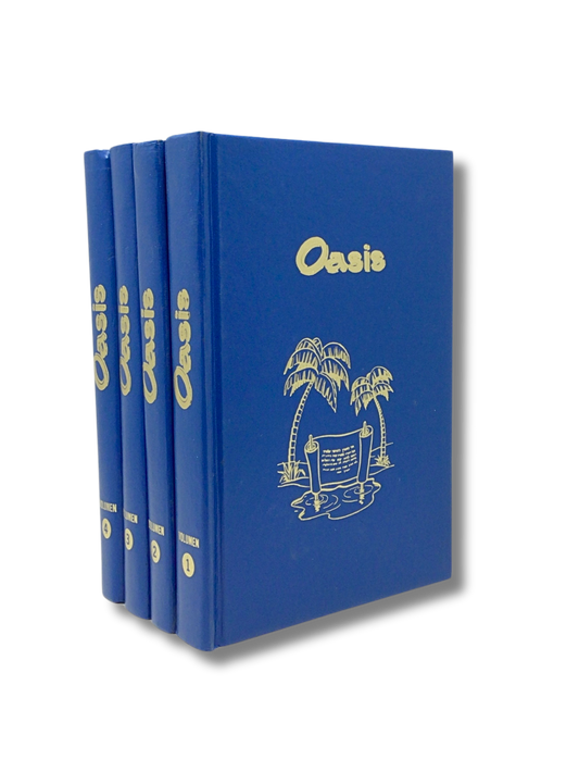 Oasis, juego de 4 tomos (azul)