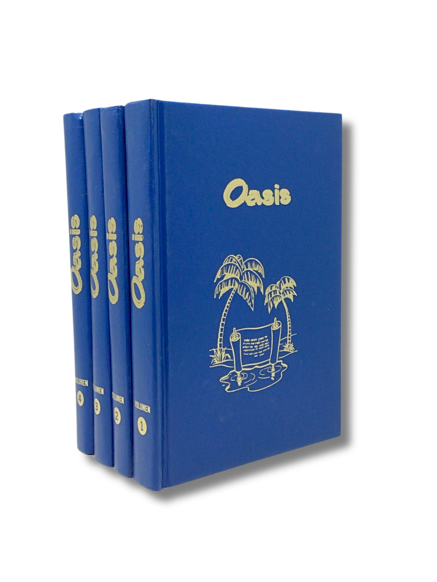 Oasis, juego de 4 tomos (azul)