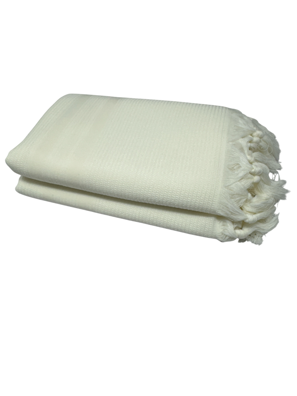 Talit Gadol LANA Blanco Talla 60 Soft weave TY