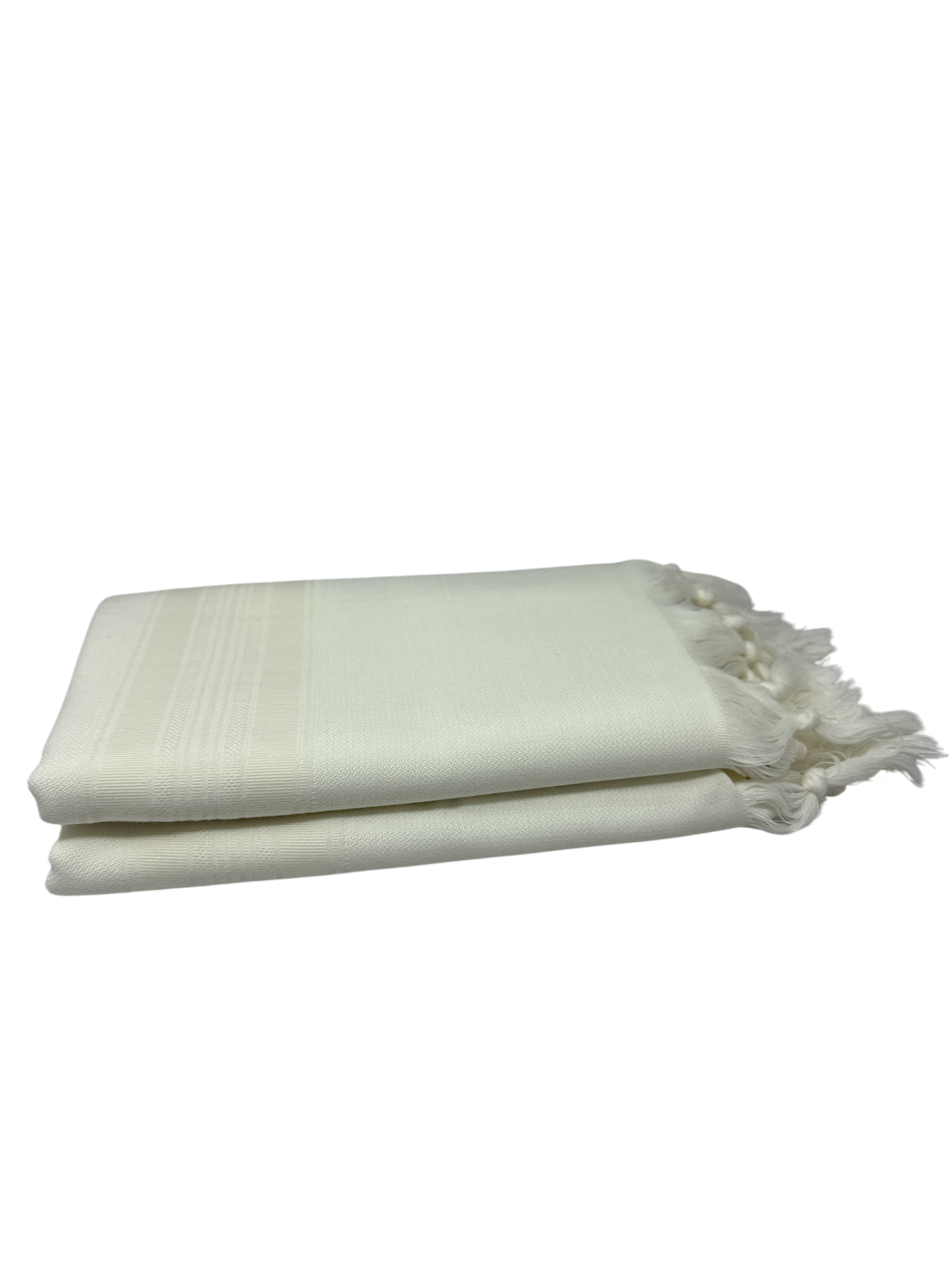 Talit Gadol LANA Blanco  Talla 55 Soft Weave TY