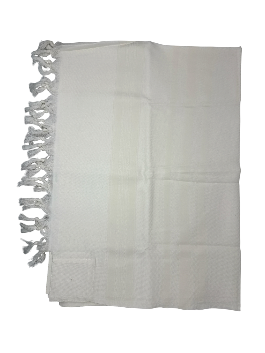 Talit Gadol LANA Blanco  Talla 55 Soft Weave TY