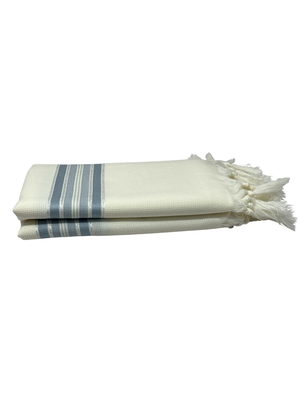 Talit Gadol LANA Azul Plateado Talla 55 TY