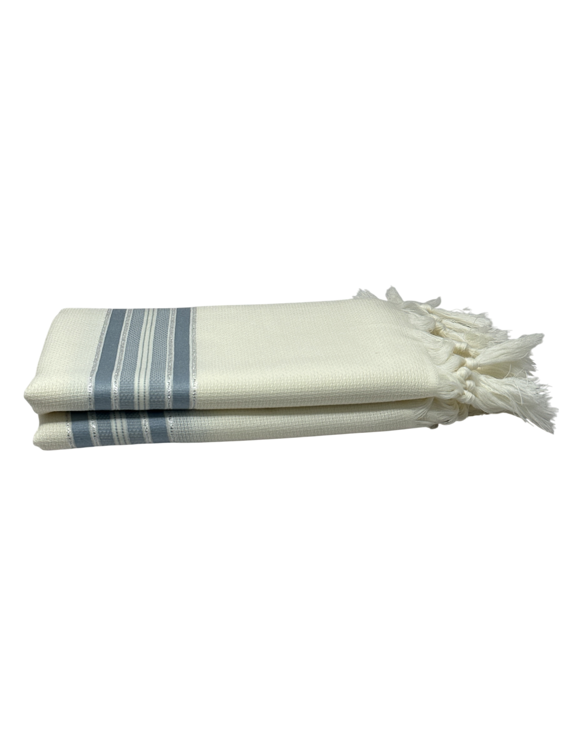 Talit Gadol LANA Azul Plateado Talla 55 TY