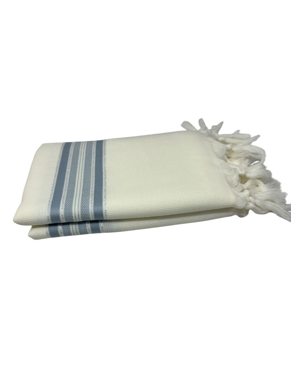Talit Gadol LANA Azul Plateado Talla 55 TY