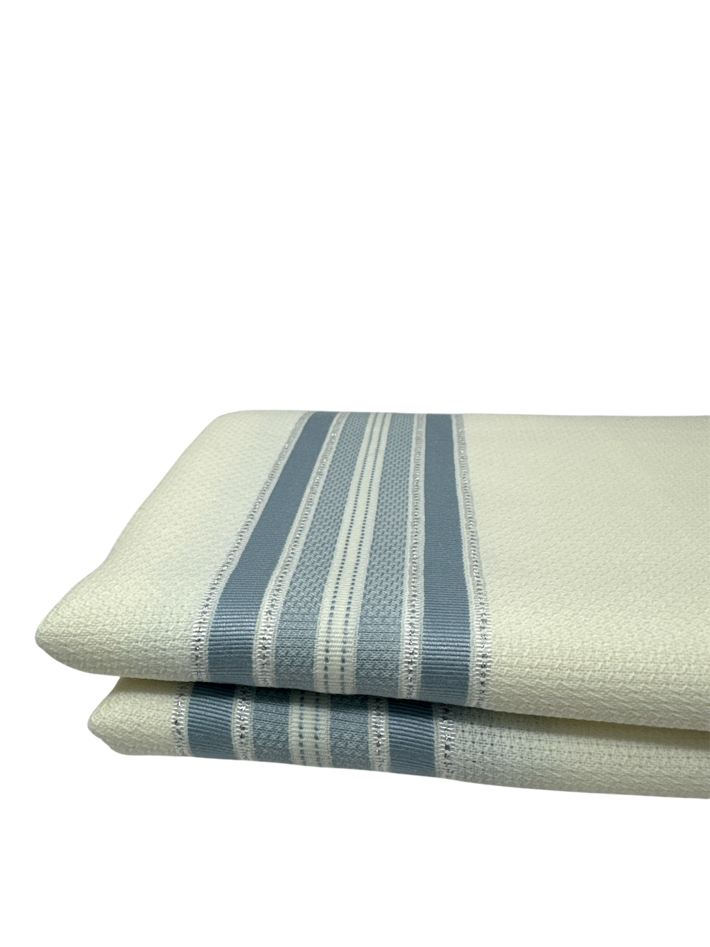 Talit Gadol LANA Azul Plateado Talla 55 TY