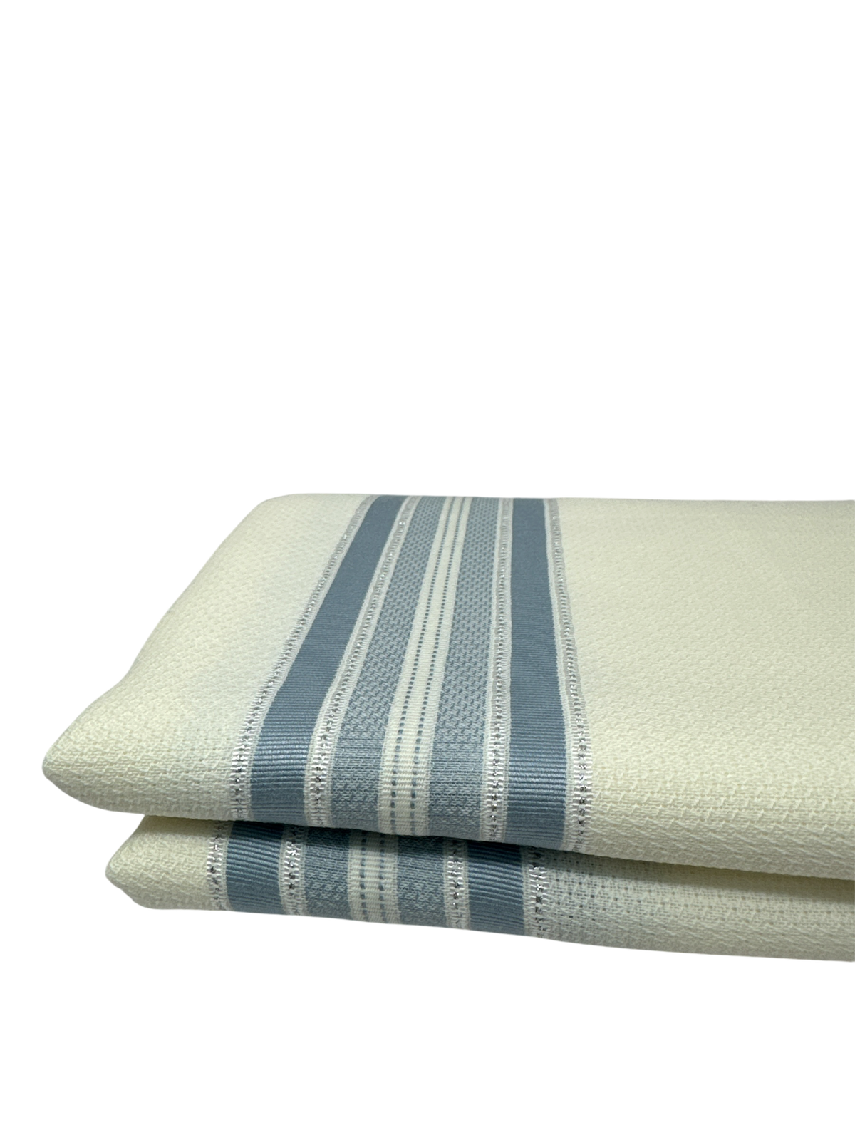 Talit Gadol LANA Azul Plateado Talla 55 TY