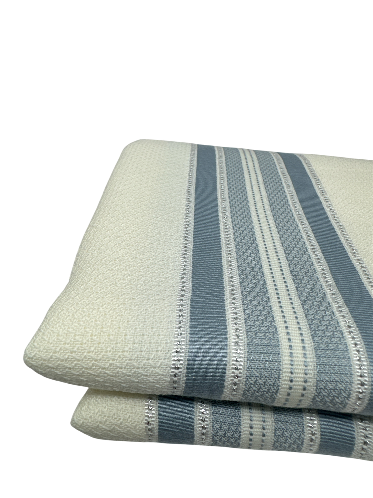 Talit Gadol LANA Azul Plateado Talla 55 TY