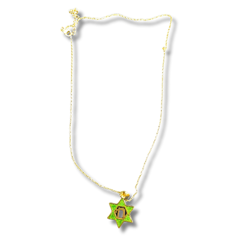 Collar Maguen con Jai dorada 12498 3862D
