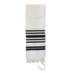 Talit Gadol LANA Negro Antideslizante Talla 45 TY