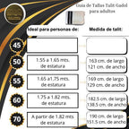 Talit Gadol Akrilan talla 55 azul con plateado TY 12337