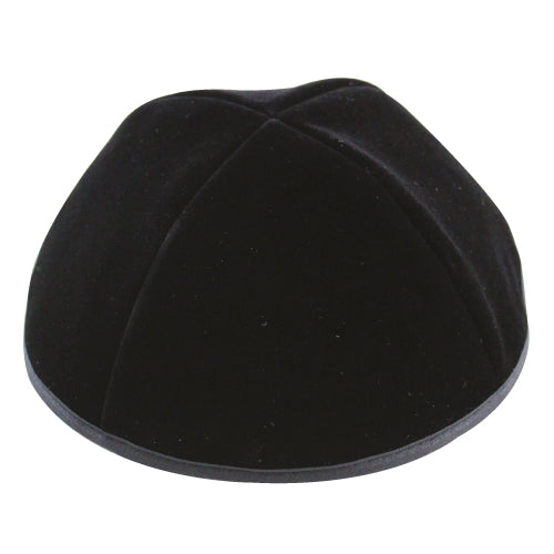 Kipá de terciopelo negra talla 3, UK15593