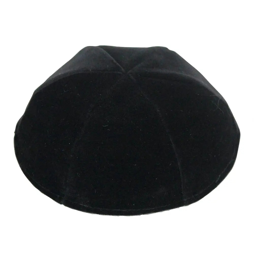 Kipa Terciopelo negra talla 3, con 6 partes 16394