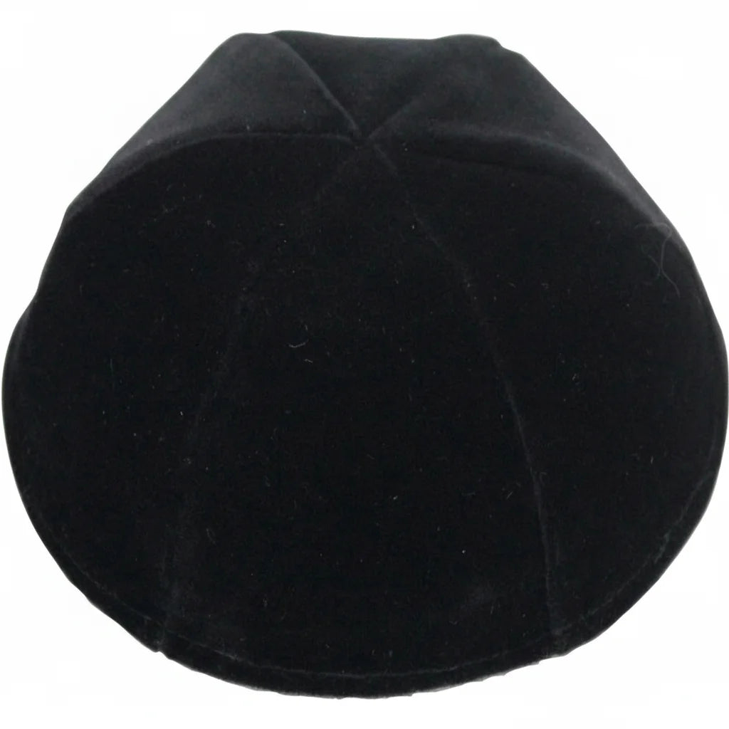Kipa Terciopelo negra talla 4, con 6 partes 16395
