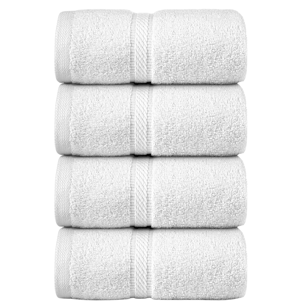 4 Toallas de mano 100% Algodon premium ultra suave