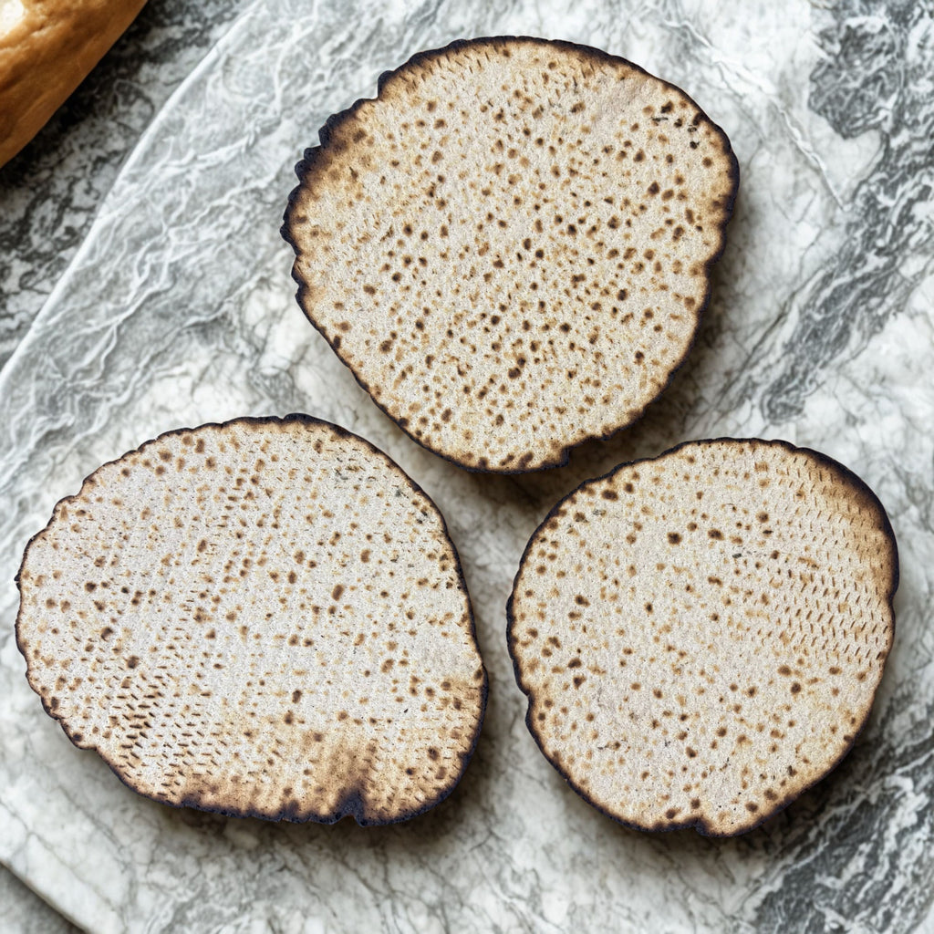 Matza Mehadrin Redonda Hecha a Mano – 200 g (3 Matzot)