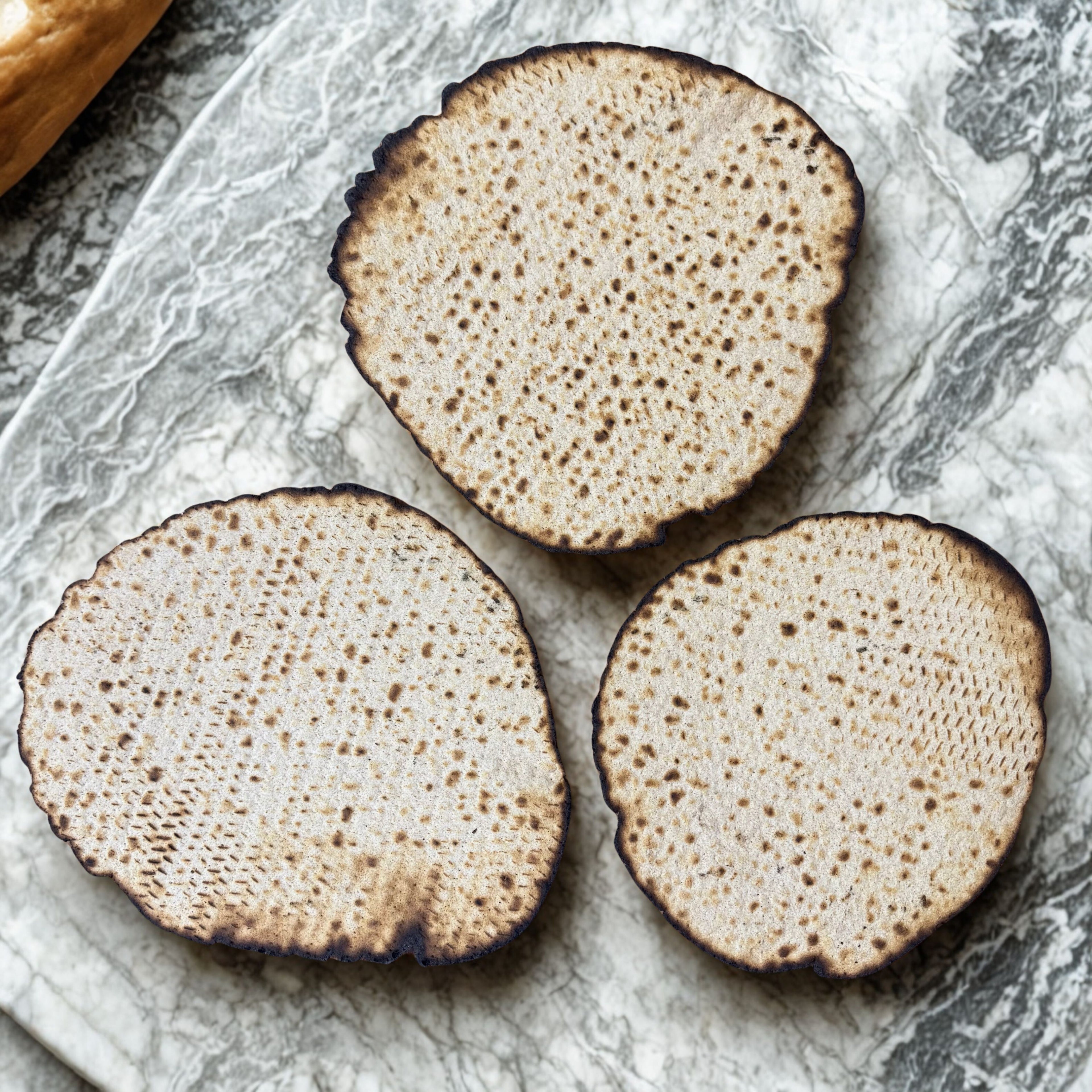 Matzá Mehadrin Redonda Hecha a Mano – 200 g (3 Matzot)