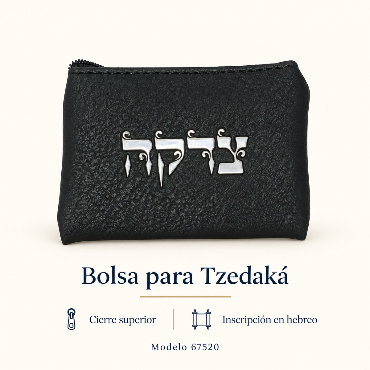 Ficha visual: Bolsa para Tzedaka 67520.