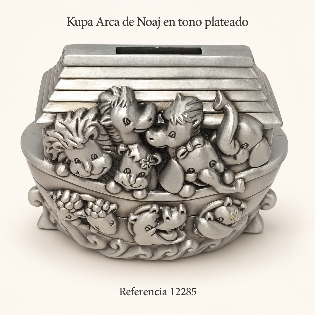 Kupa Arca de Noaj en tono plateado, referencia 12285; presentación del diseño