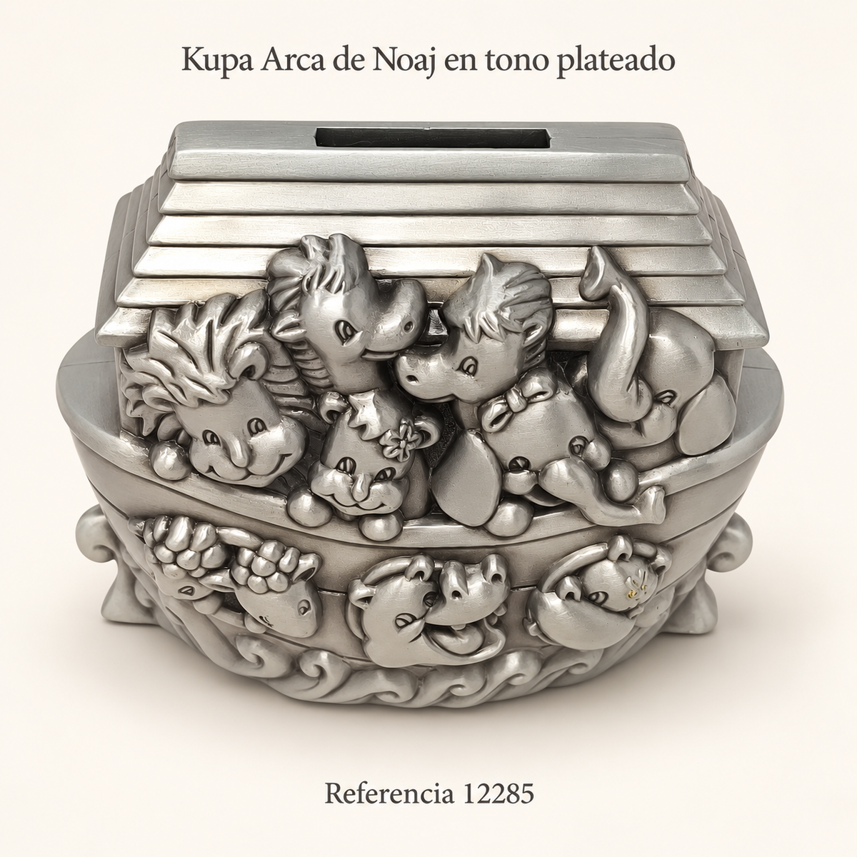 Kupa Arca de Noaj en tono plateado, referencia 12285; presentación del diseño