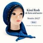 Kisui Rosh de licra azul acero, modelo 20127; ficha visual con características del producto