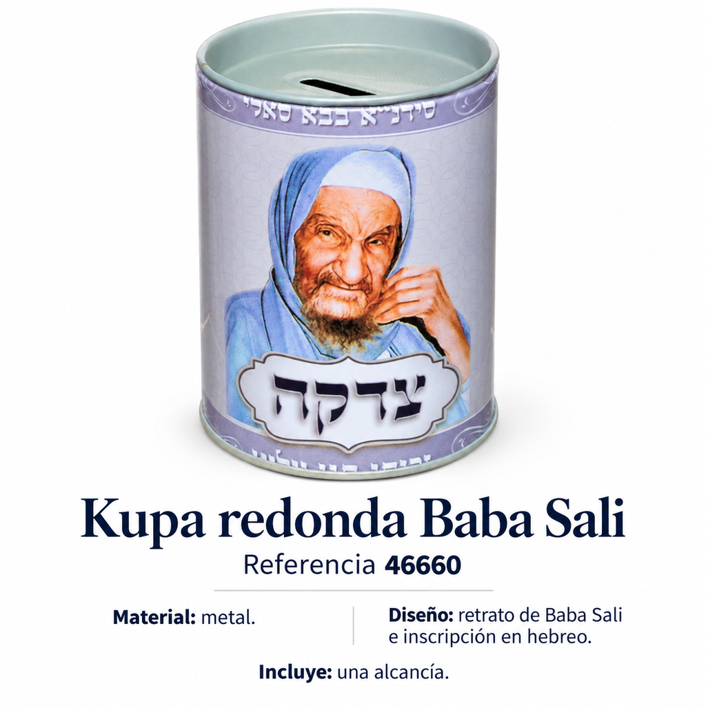 Kupa redonda Baba Sali, referencia 46660; ficha con detalles del producto