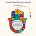 Ficha visual de la hamsa 83338: Hamsa Salmo 100 · Agradecimiento 83338.