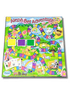 Board game with the Alef Bet 00369