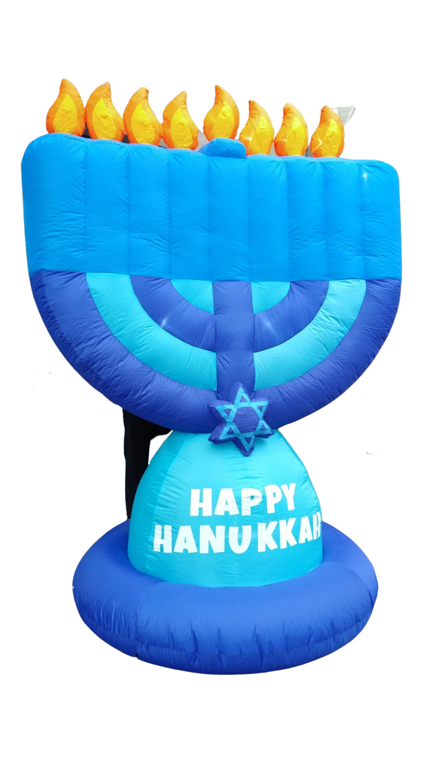 Giant inflatable 2.74m Hanukiah 78802