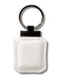 Llavero salmos con cuero, blanco 35467