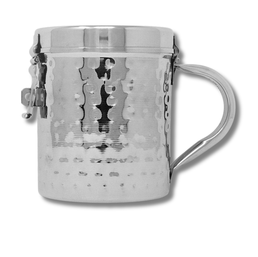 Kupa metalica martillada 58324