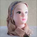 Kisui Rosh largo cinta  fantasia café, beige 10074