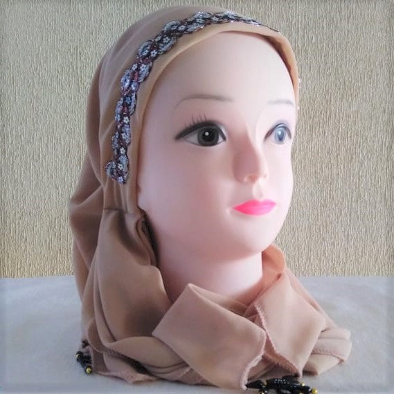 Kisui Rosh largo cinta  fantasia café, beige 10074