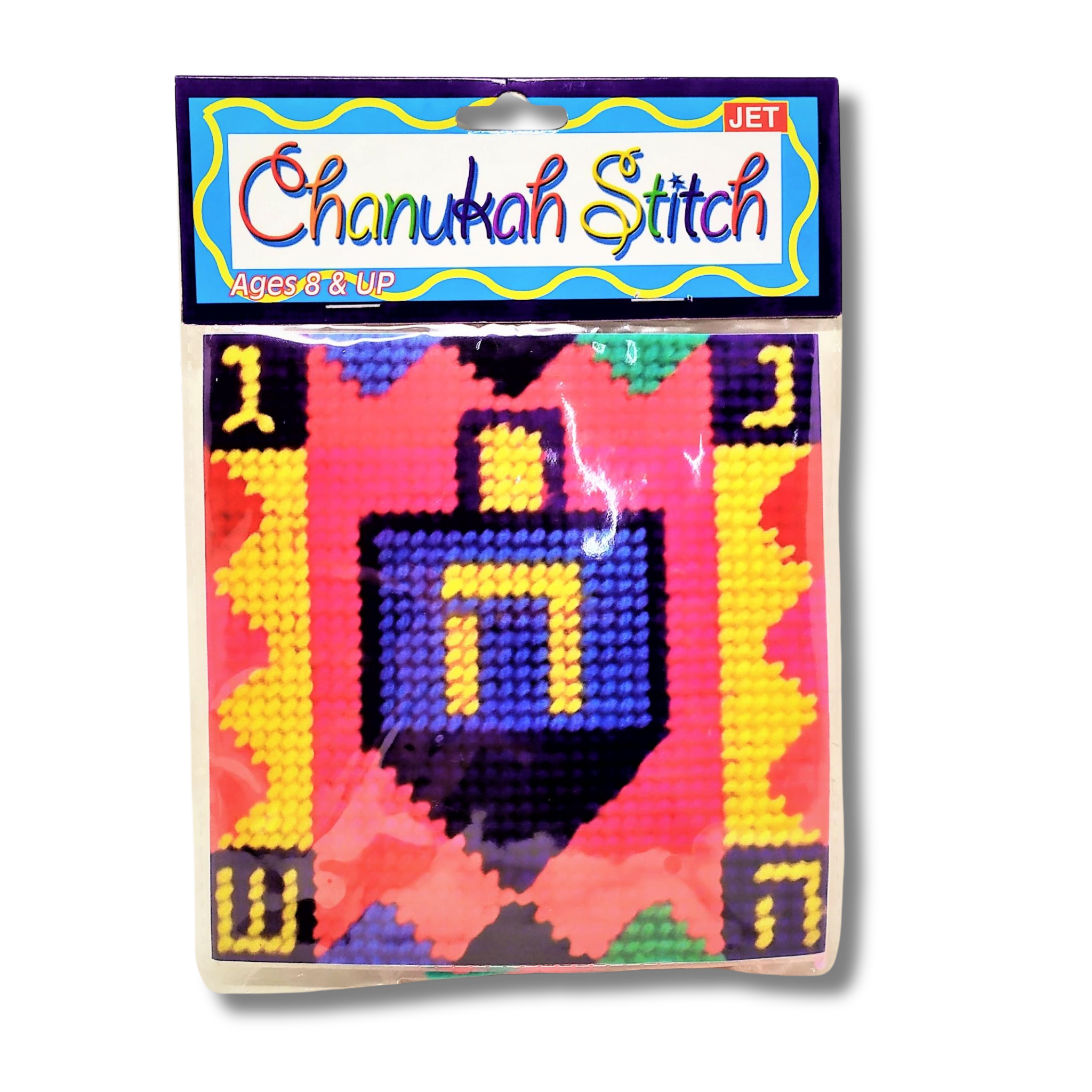 Template with embroidery threads