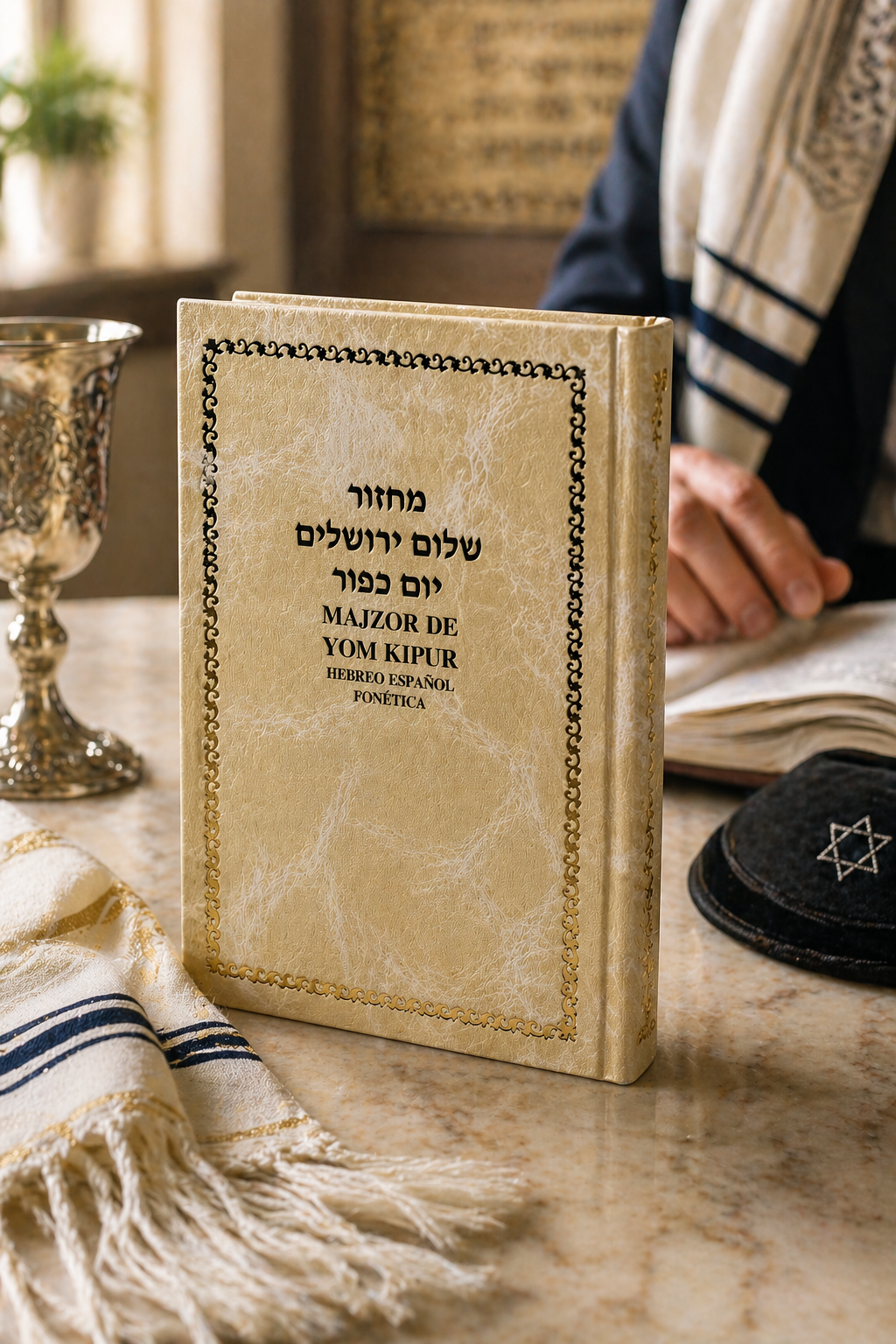 Majzor de Yom Kipur hebreo español con fonética | Shalom Yerushalayim Yosef Jaim | Rezos completos para sinagoga