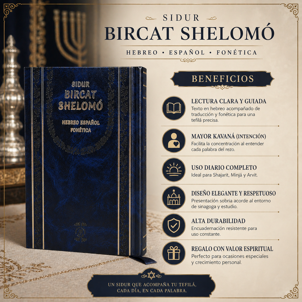 Siddur Bircat Shelomo large 11189