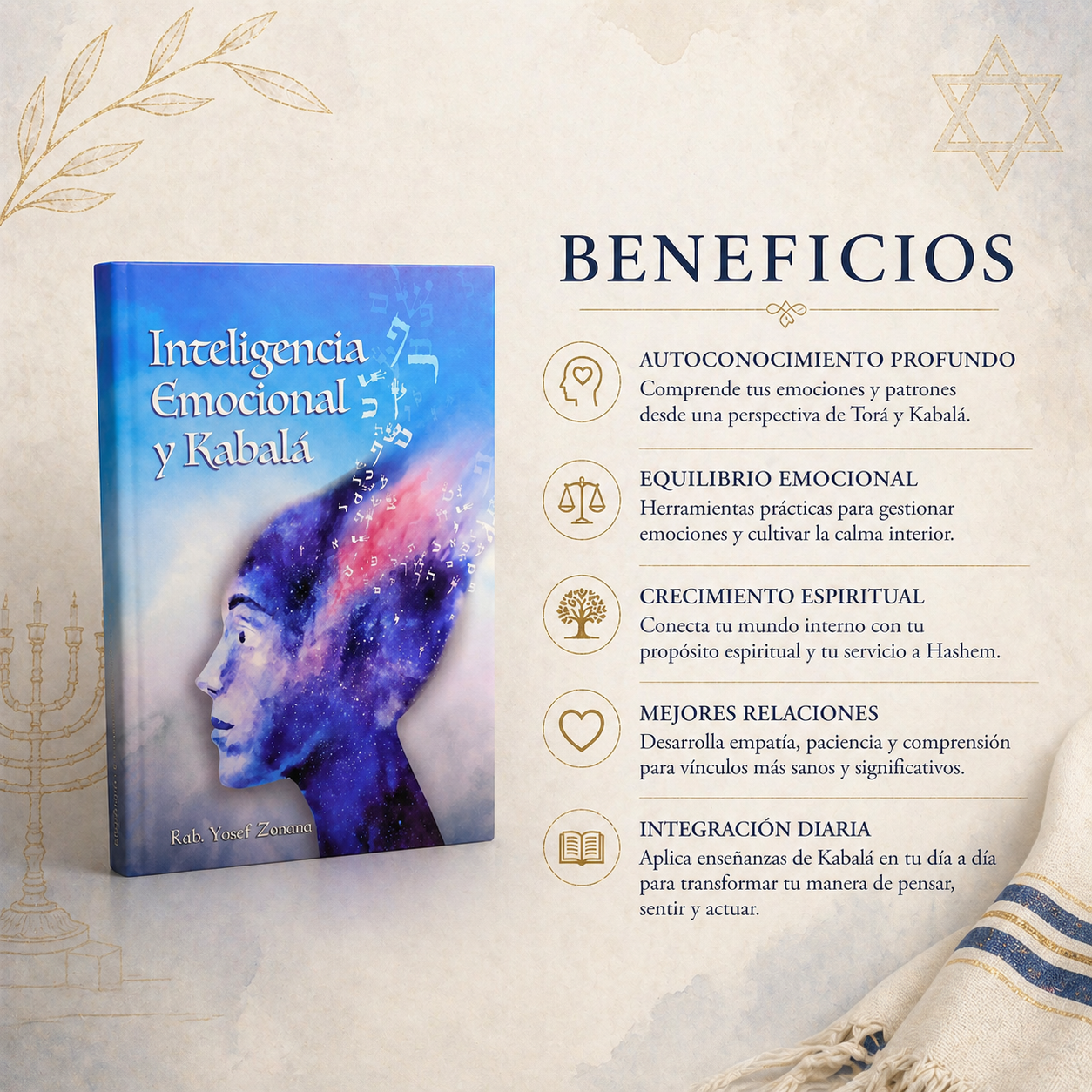 Inteligencia emocional y Kabalá | Rab Yosef Jaim Zonana | Aprende a gestionar emociones con sabiduría espiritual